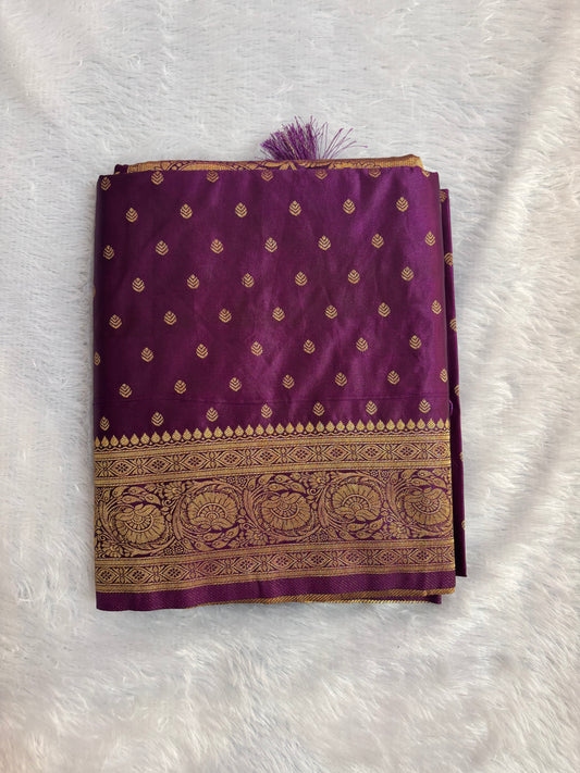 Banaras satin  saree