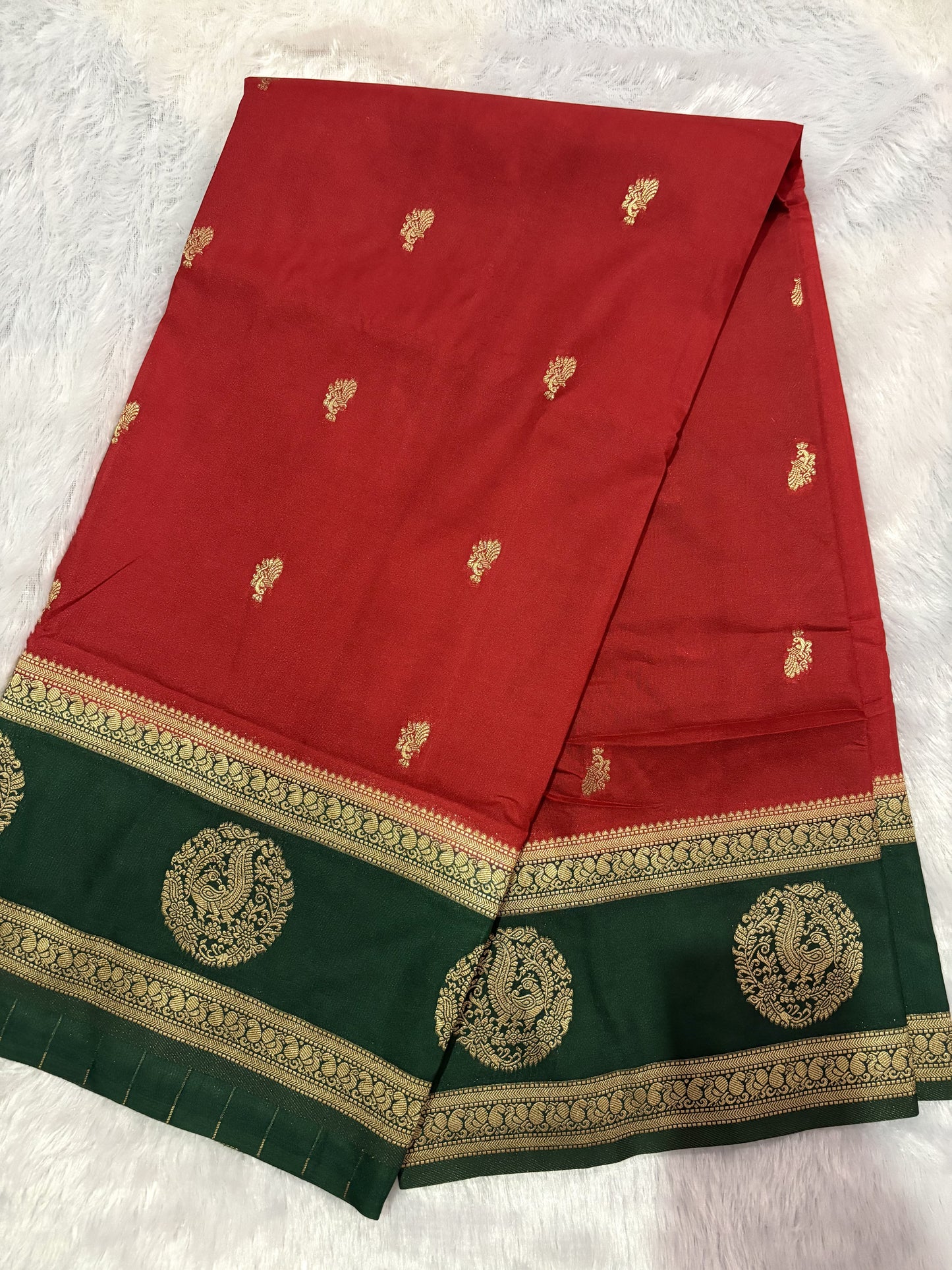 Semi Mysore silk saree