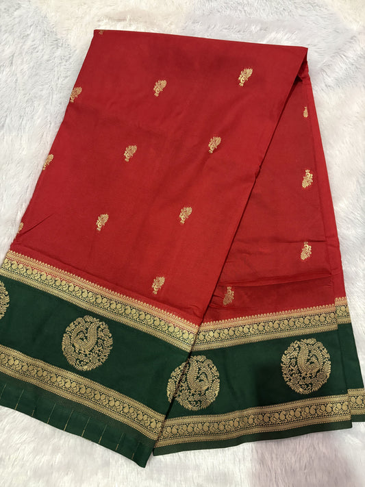 Semi Mysore silk saree