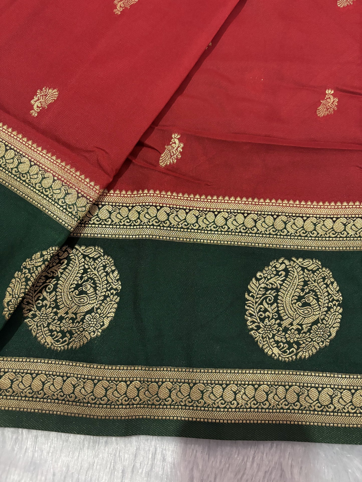 Semi Mysore silk saree