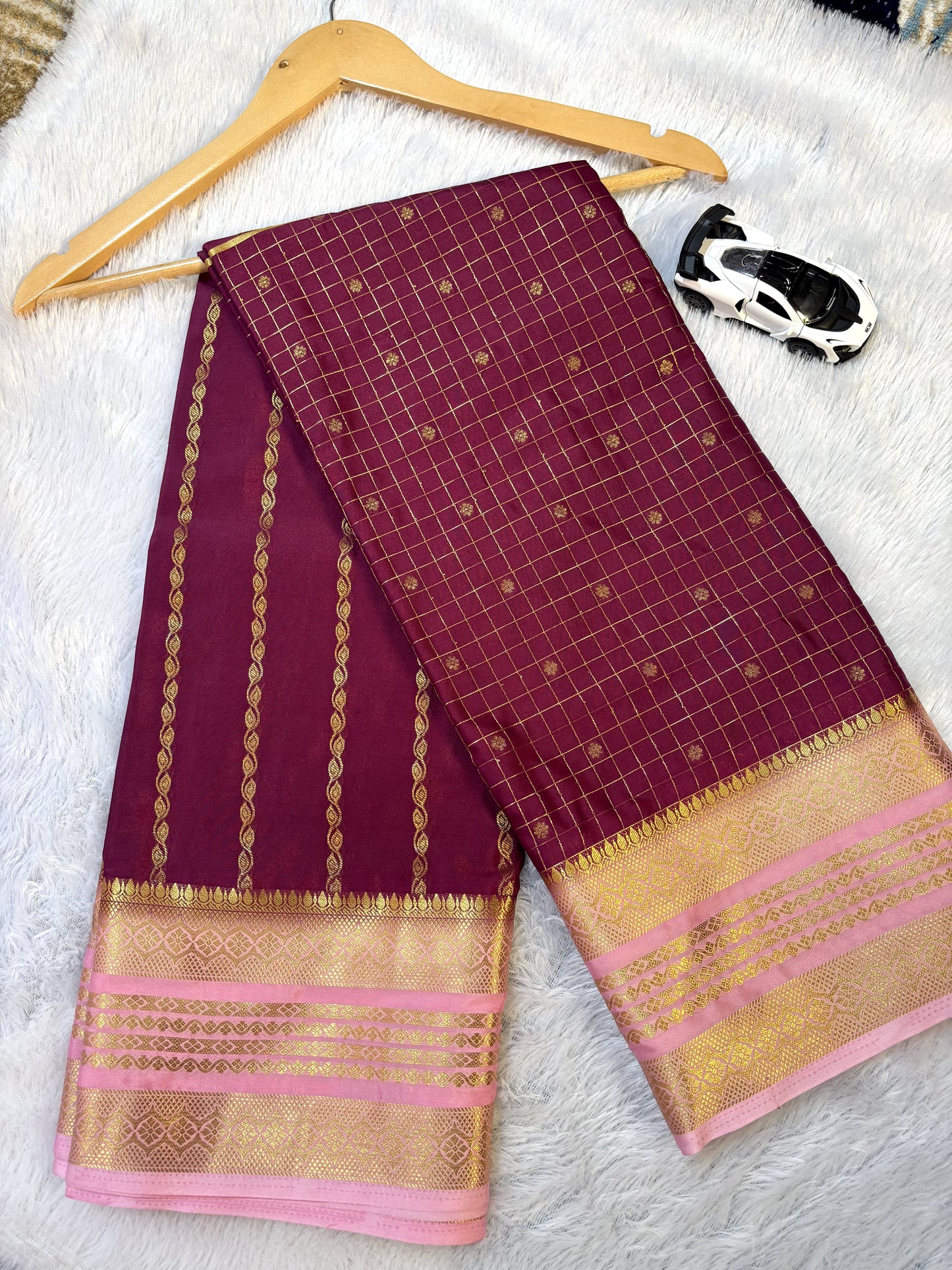 Semi Mysore silk saree