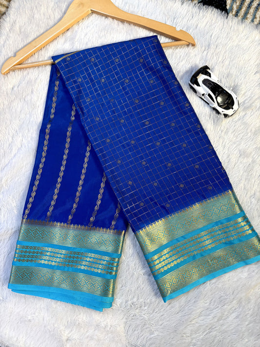 Semi Mysore silk saree