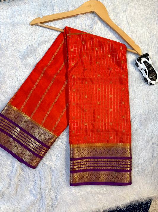 Semi Mysore silk saree
