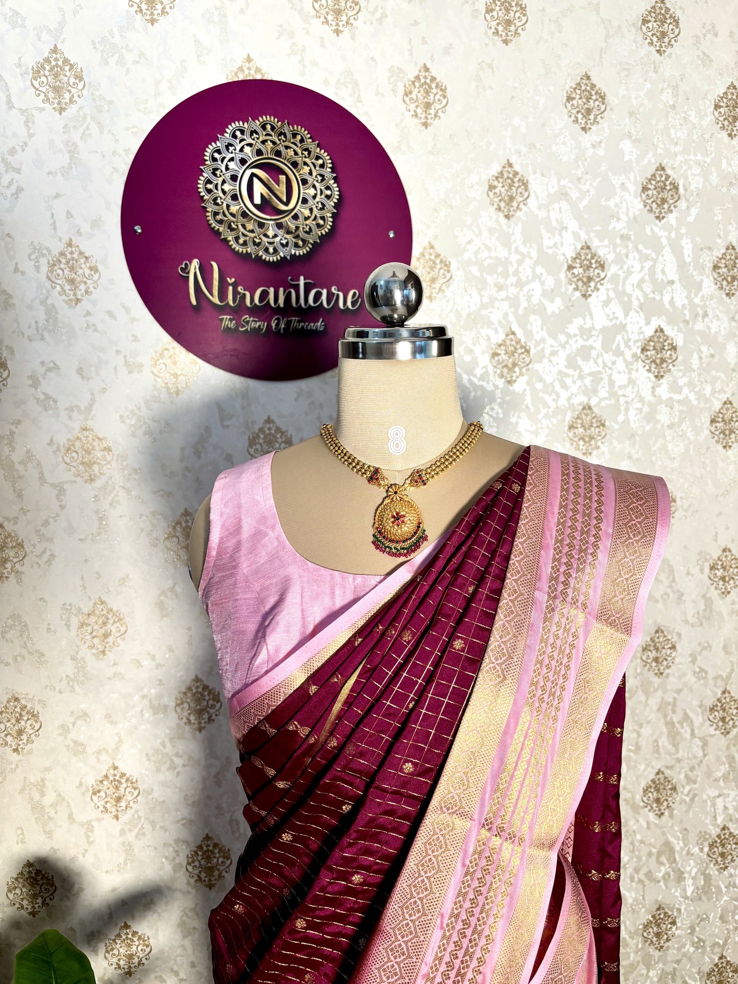 Semi Mysore silk saree