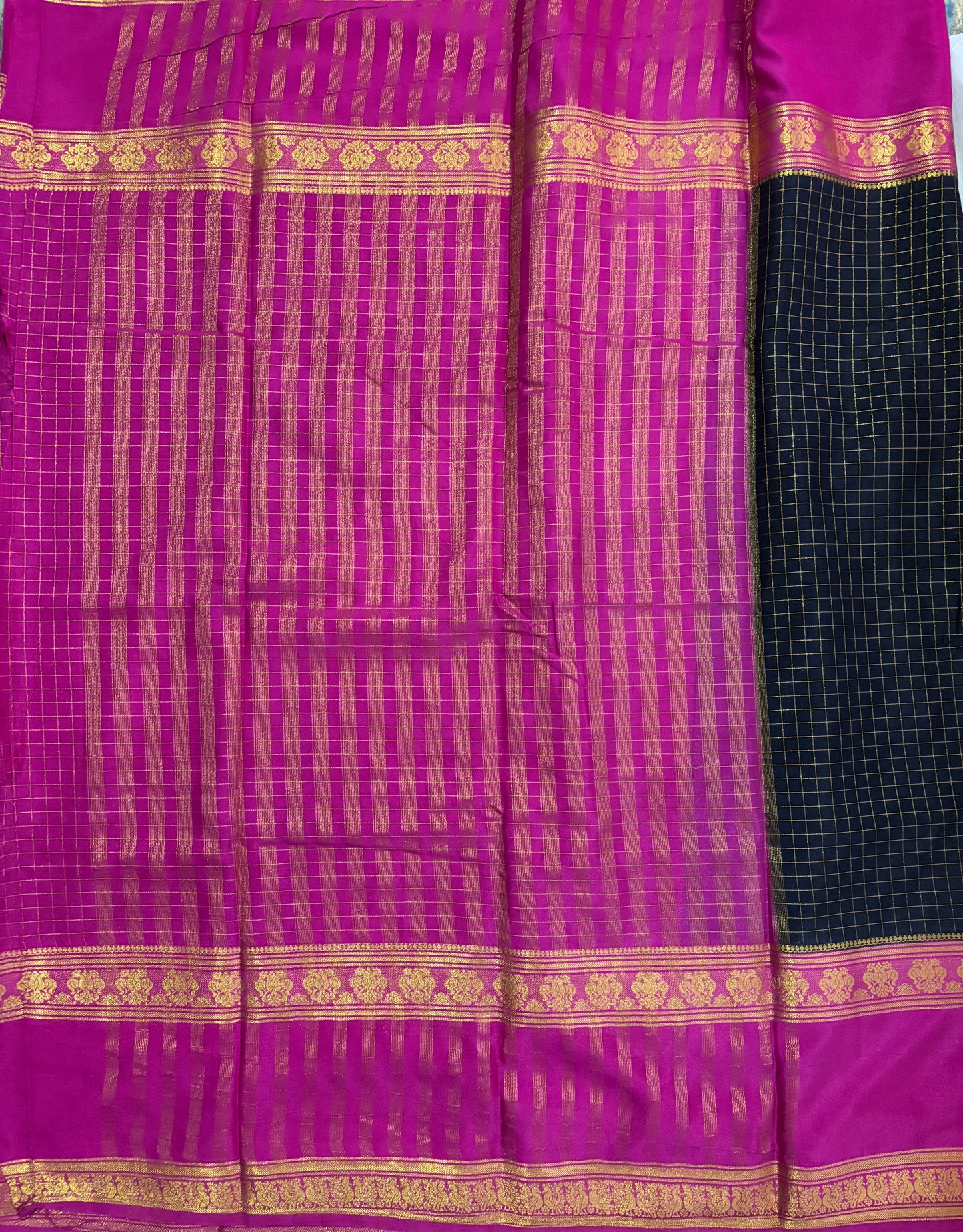 Semi Mysore silk saree