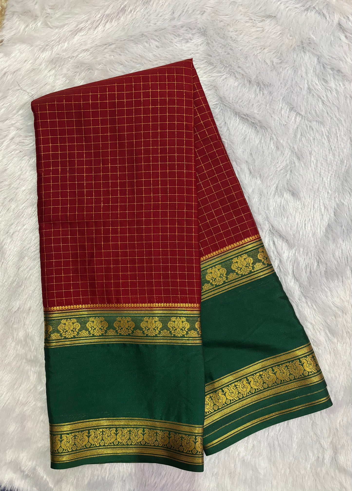 Semi Mysore silk saree
