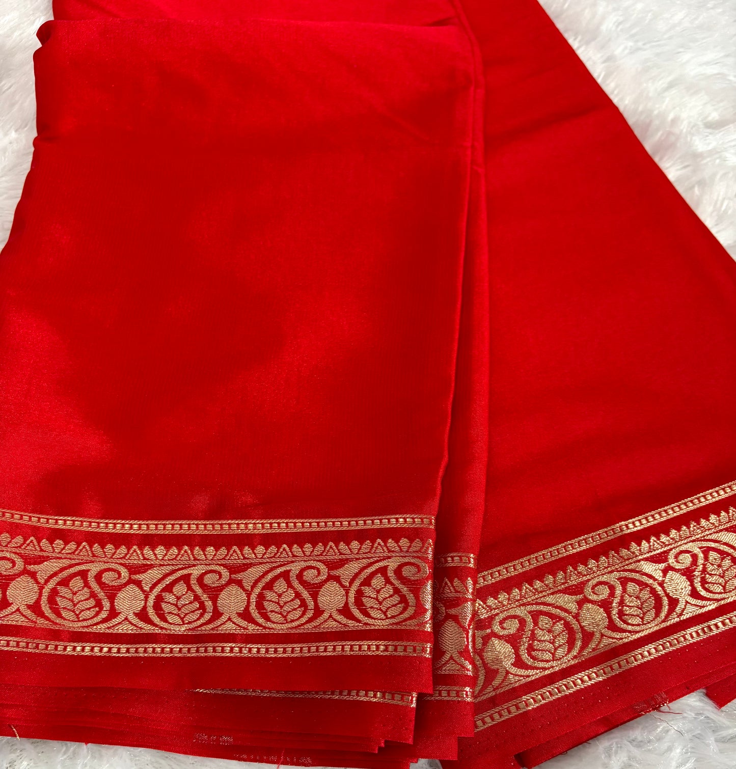 Semi Mysore silk saree