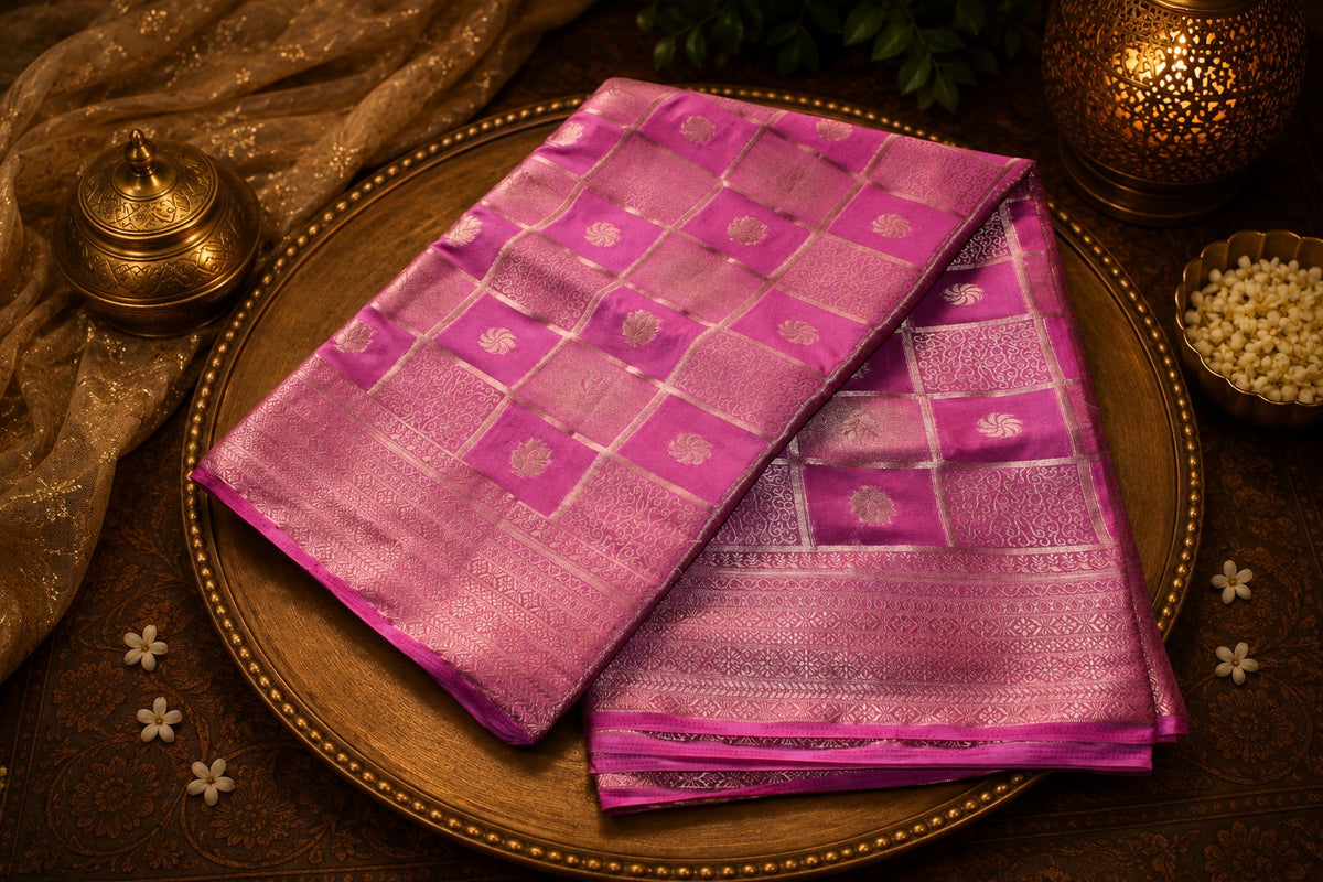 Semi Kanchi saree